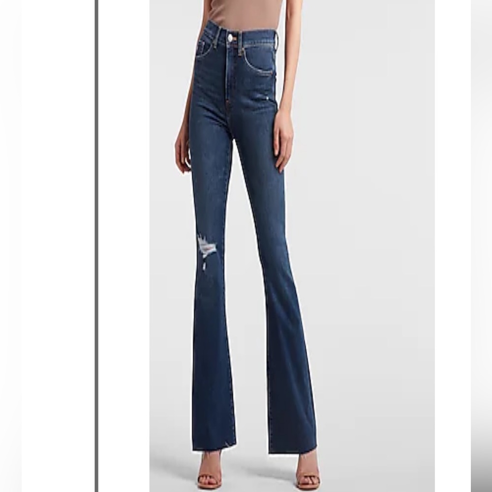 Express stretch flare jean